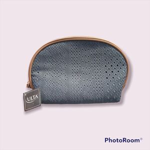 Ulta Beauty Makeup Bag, Blue and Beige - Never Used - LAST CHANCE ITEM!